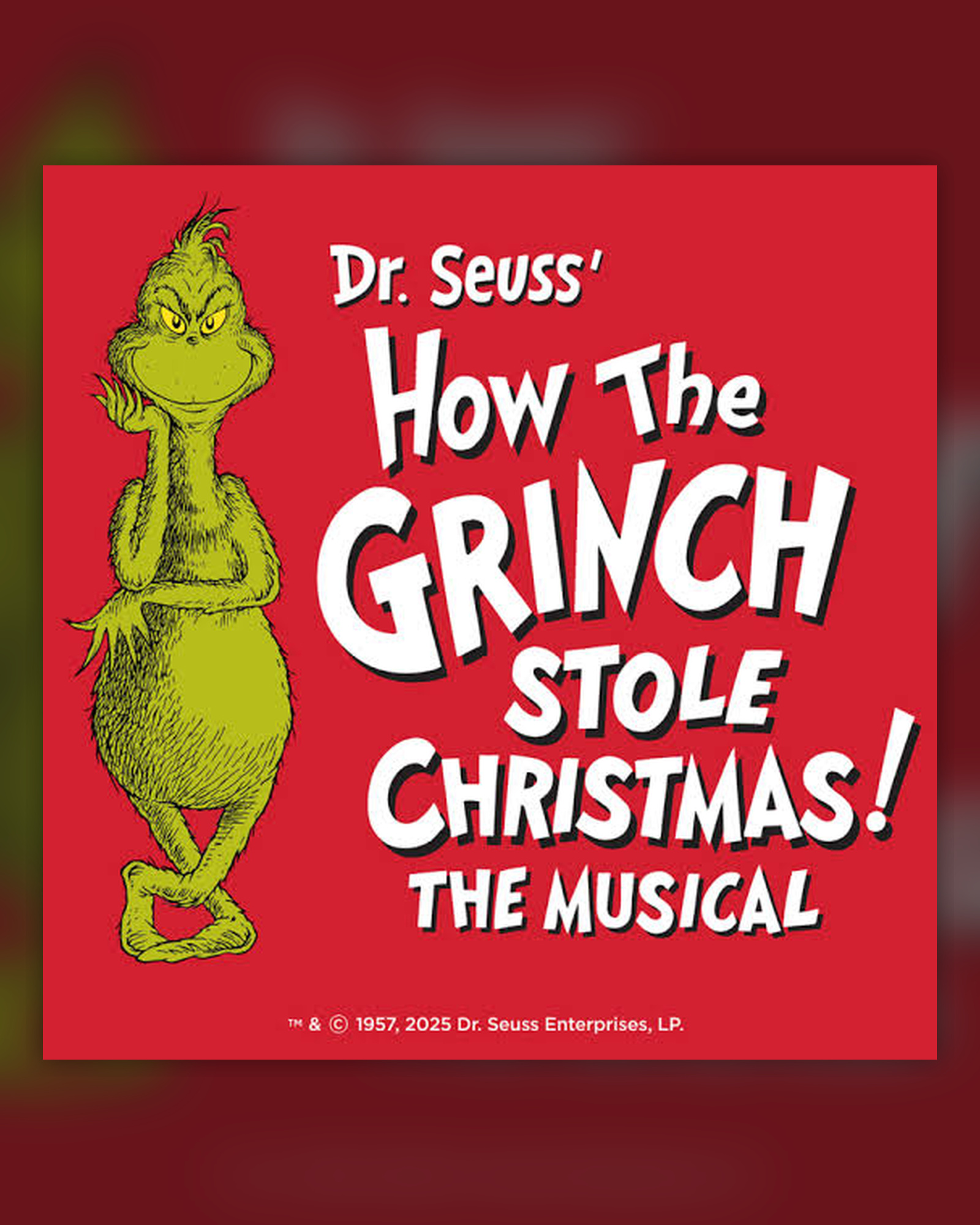 Dr. Seuss' How the Grinch Stole Christmas! official artwork